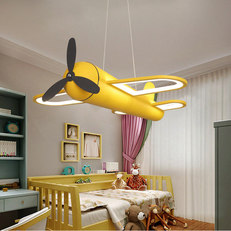 Creative Blue Yellow Airplane  - огляд і ціна Baby Nursery Boy