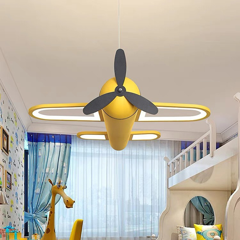 Creative Blue Yellow Airplane  - огляд і ціна Baby Nursery Boy