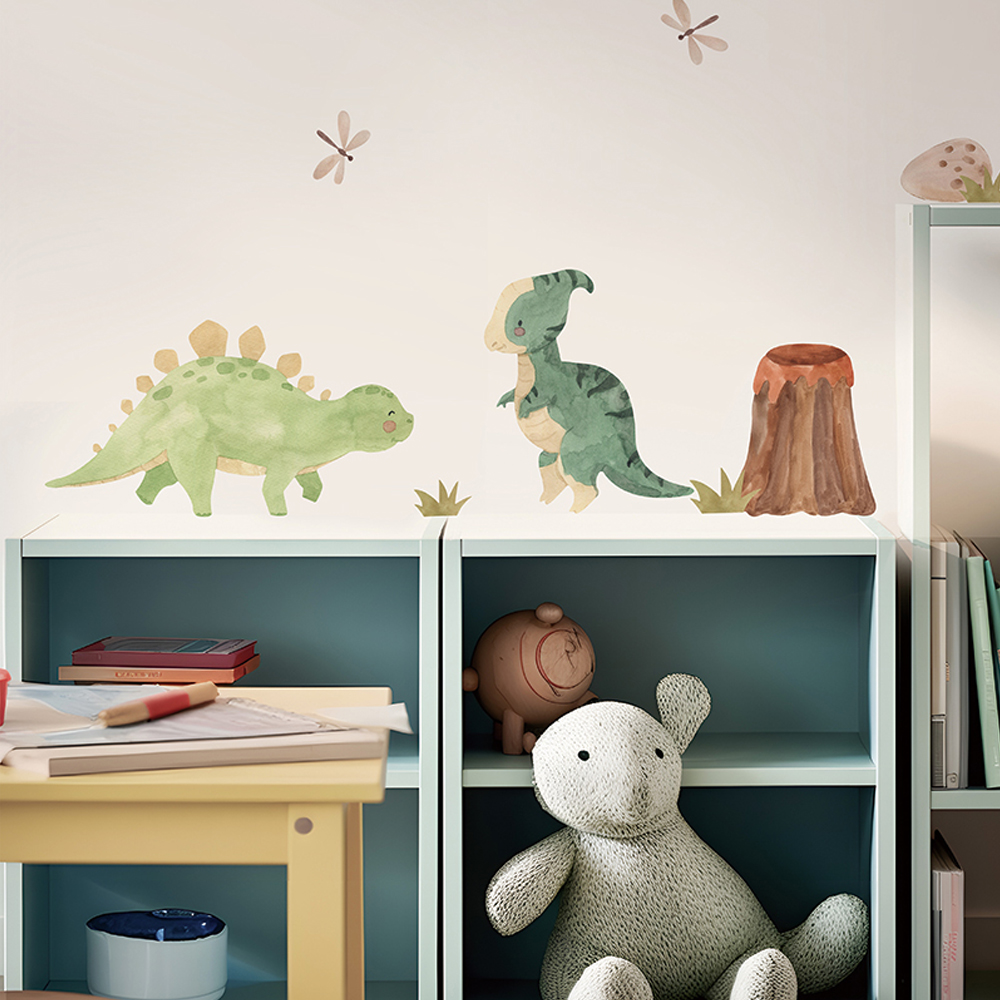 Dinosaur Wall Decals, Dino Alp - огляд і ціна Baby Nursery Boy